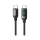 Kabel USAMS Kabel pleciony USB-C na USB-C LED 1.2m 100W czarny/black